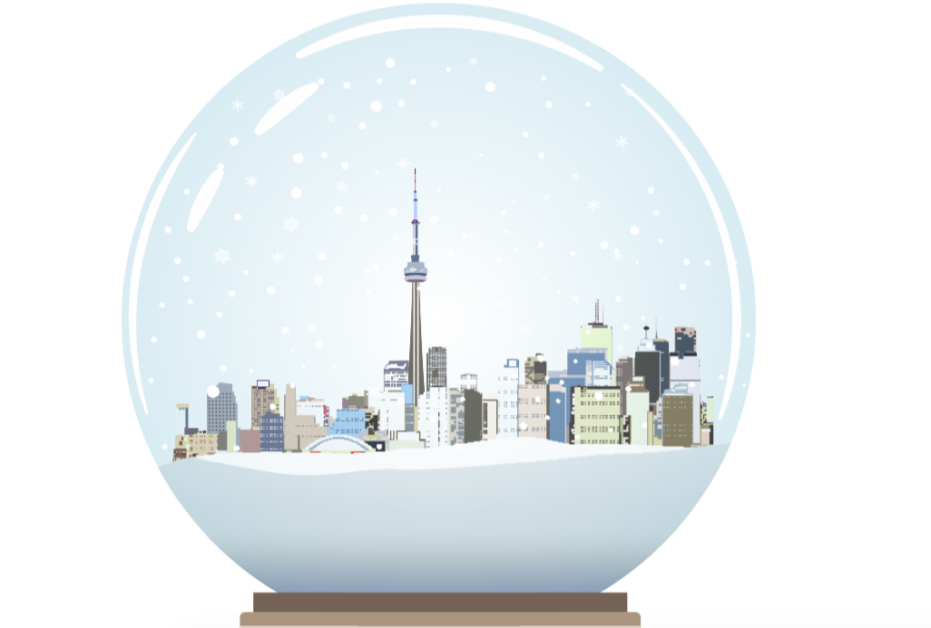 toronto snowgloble