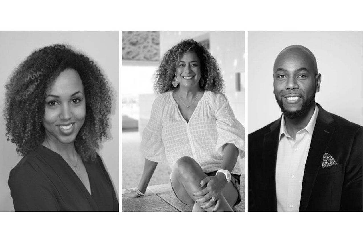 Headshots of Ya Shan Waley-Horhager, Tanya Phillips & Dwayne Rutherford