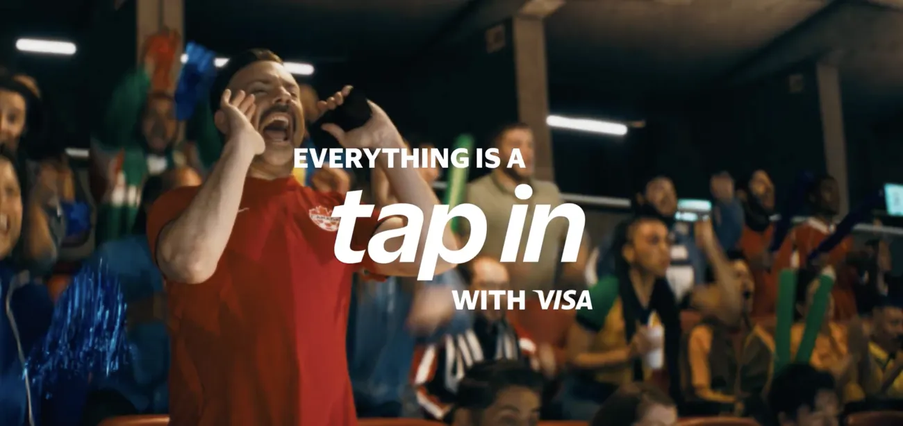 Visa leans into football fandom with World Cup platform and Jason Sudeikis